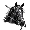 war horse asian tattoo tattoo design idea