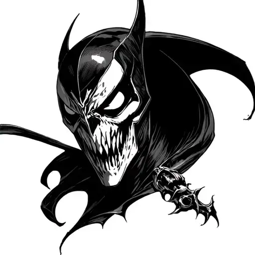 spawn comic hero tattoo design idea