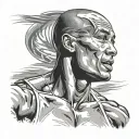 David Goggins tattoo design idea
