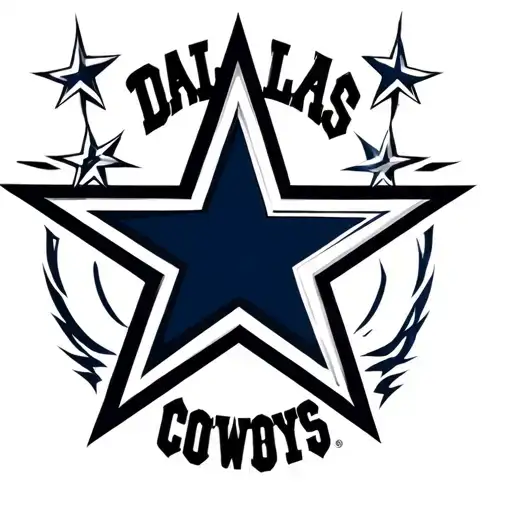 dallas cowboys star tattoo design idea