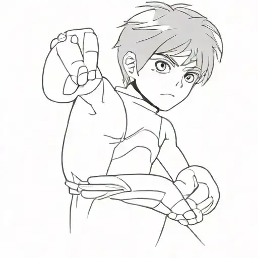 Rock Lee tattoo design idea