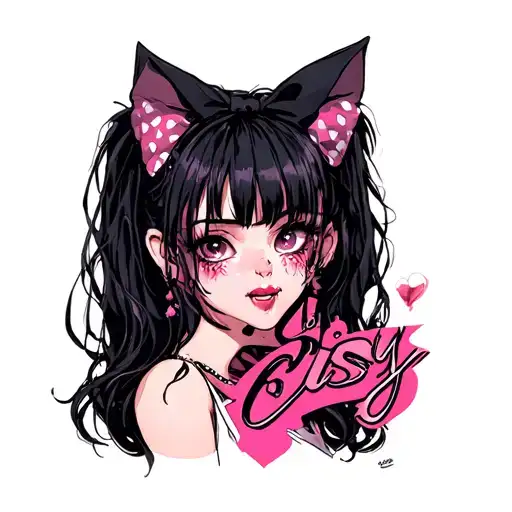 "Sissy Clitty" cage tattoo design idea