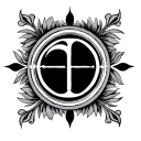 Two Word Ambigram Generator tattoo design idea