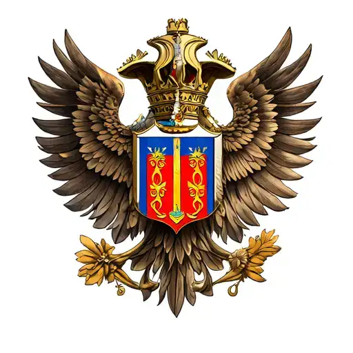 AMBLEM OF SERBIA tattoo design idea