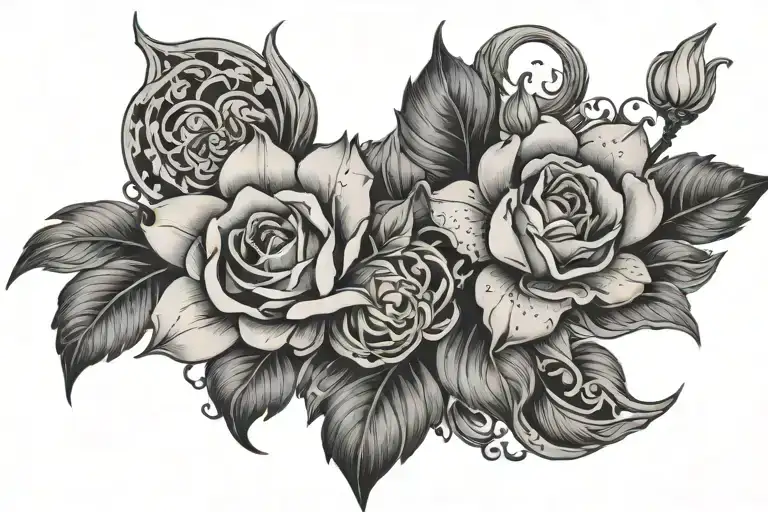 6th Blessing  tattoo design idea