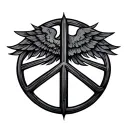 world peace libra tattoo design idea