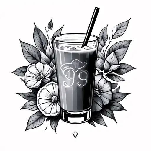 Juice WRLD 999 tattoo design idea