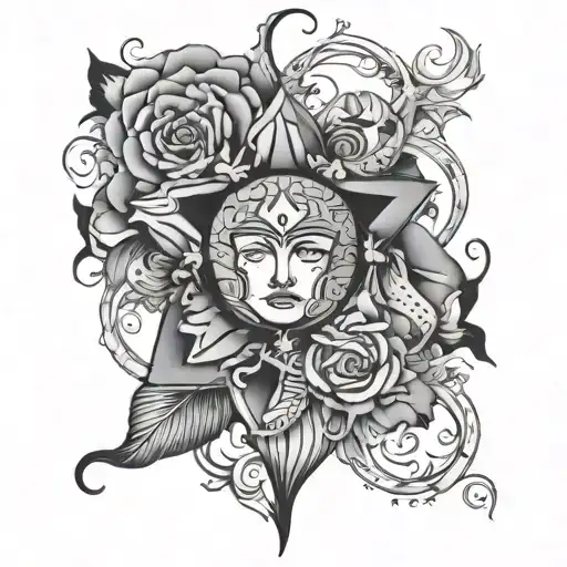 complicated simplicity simple grounded self awareness tattoo design idea