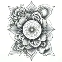 complicated simplicity simple grounded self awareness tattoo design idea