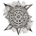 complicated simplicity simple grounded self awareness tattoo design idea