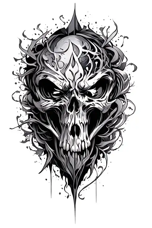 Hybrid theory tattoo design idea