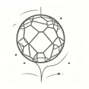 disco ball tattoo design idea