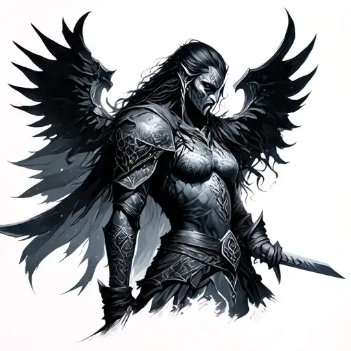 Artorias And Sif tattoo design idea