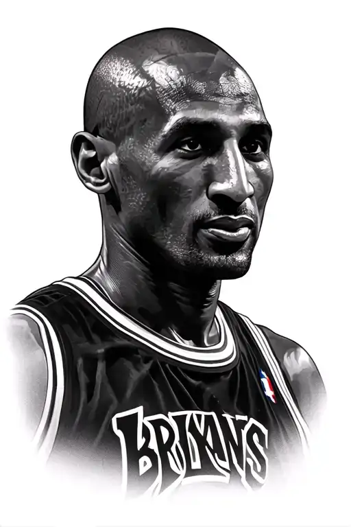 kobe bryant black mamba tattoo design idea