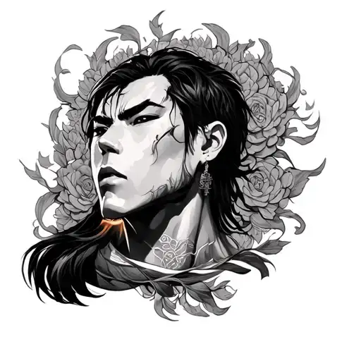 Baki Hanma tattoo design idea