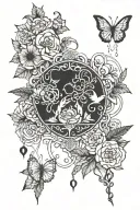 mood swings tattoo design idea