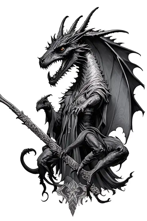 harry potter, marauders, related items and thestral full leg sleve tattoo design idea