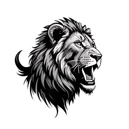 Lebron Lion tattoo design idea
