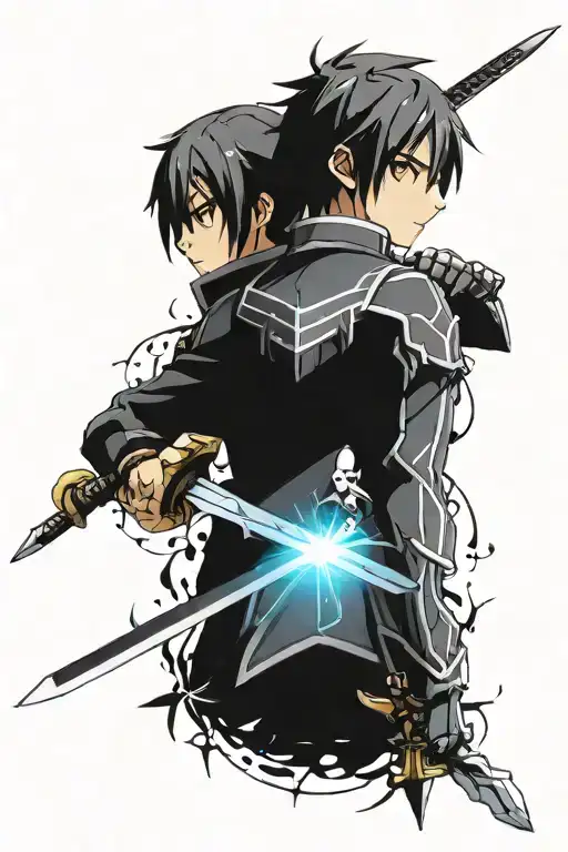 sword art online tattoo design idea