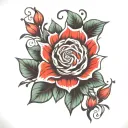 growth anger tattoo design idea