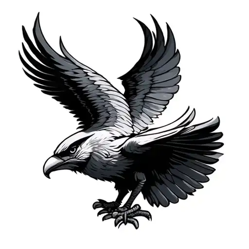 Thunderbird tattoo design idea