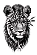 african animals zulu culture tatto sleeve tattoo design idea