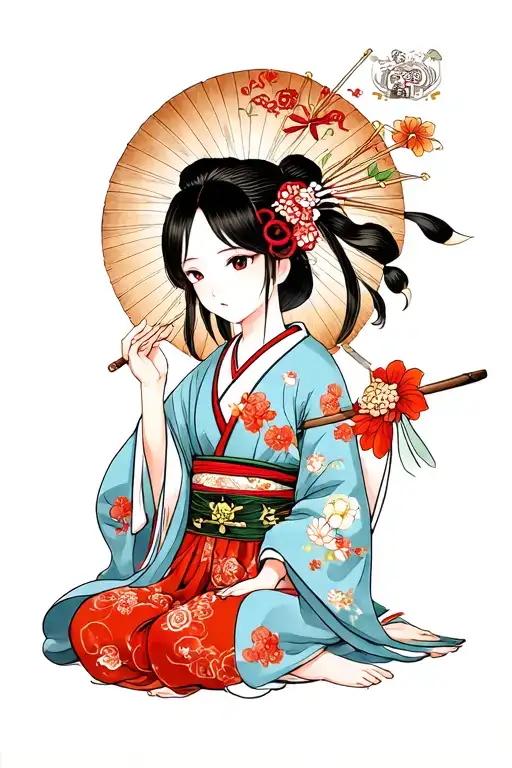 studio ghibli characters tattoo design idea