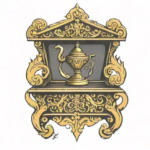 Ark Of The Covenant tattoo design idea