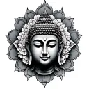 Buddhist tattoo design idea