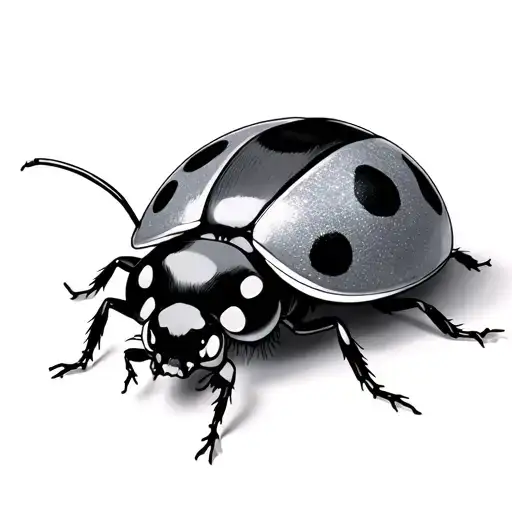 Ladybug tattoo design idea
