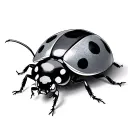 Ladybug tattoo design idea