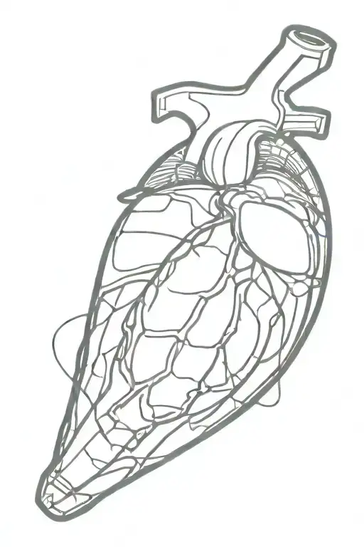grenade diagram human heart diagram fusion tattoo design idea