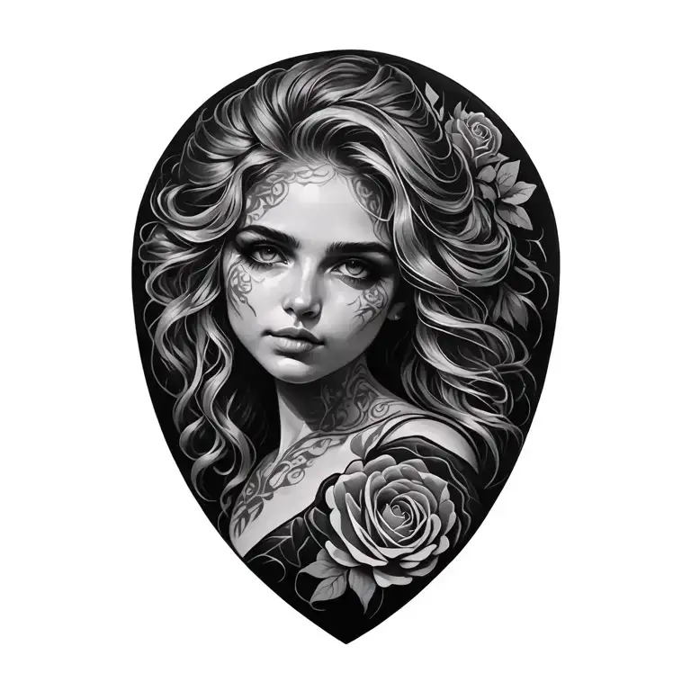 Nora Rose wrapped tattoo design idea
