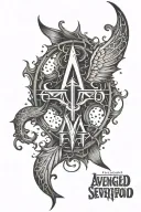 avenged sevenfold logo tattoo design idea