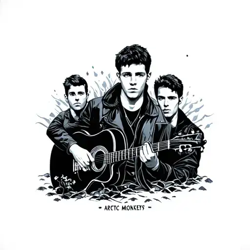 Arctic Monkeys album covers tattoo design idea