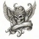 Undefeated tattoo design idea