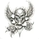 Undefeated tattoo design idea