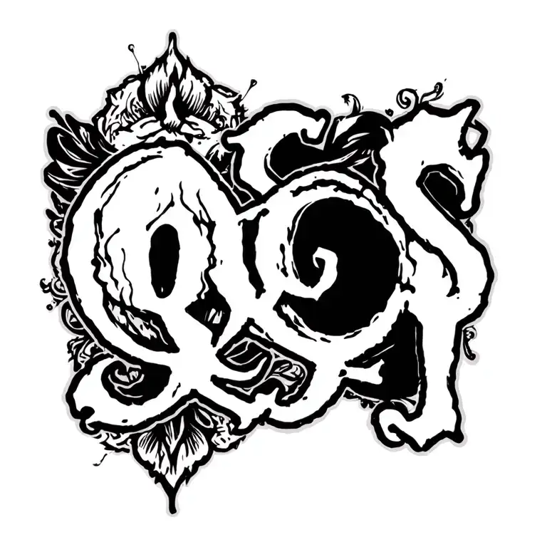 QoS Slave slut sign tattoo design idea