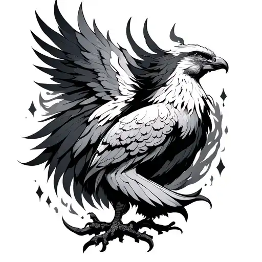 🔥 ASD Section (Upper/Outer Arm)Theme: Identity, strength, love, and neurodiversity* Phoenix: Rising in vibrant color  tattoo design idea