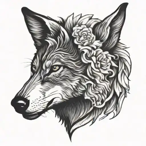 wolf in sheep's clothing tattoo design idea