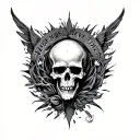 Legends Never Die tattoo design idea