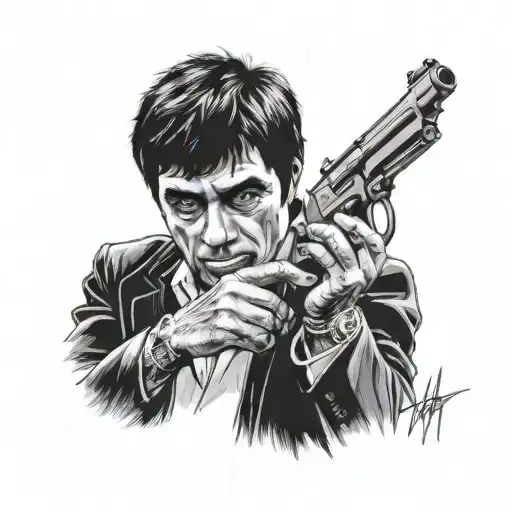 scarface tattoo design idea