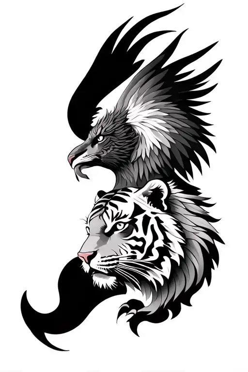 Simurgh and Rostam from Ferdowsi’s Shahnameh, Map of Iran, Tigers head, persepolis from takhte jamshid. tattoo design idea