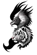 Simurgh and Rostam from Ferdowsi’s Shahnameh, Map of Iran, Tigers head, persepolis from takhte jamshid. tattoo design idea