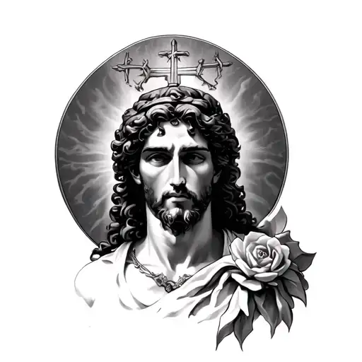 saint Sebastian tattoo design idea