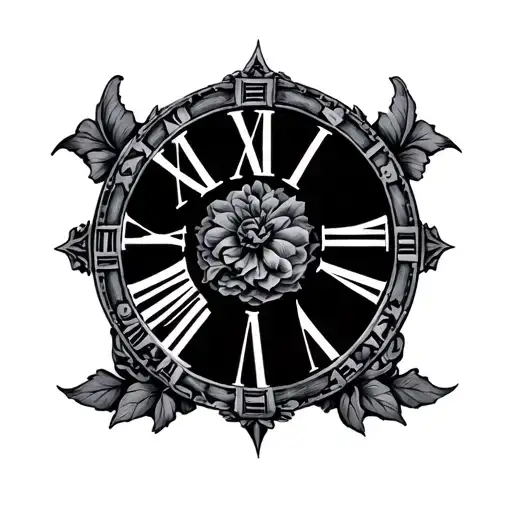 2003 Roman Numerals tattoo design idea
