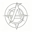 avenger symbol tattoo design idea