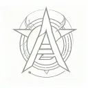 avenger symbol tattoo design idea