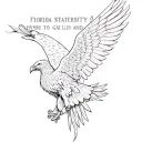 A significant tattoo that includes inspiration from Florida State University's Hymn to the Garnet and Gold tattoo design idea