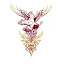 A significant tattoo that includes inspiration from Florida State University's Hymn to the Garnet and Gold tattoo design idea